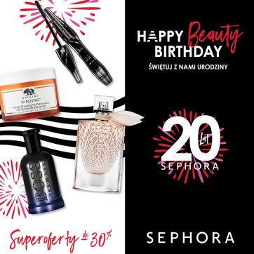 Celebrate SEPHORA 20th anniversary with us!
