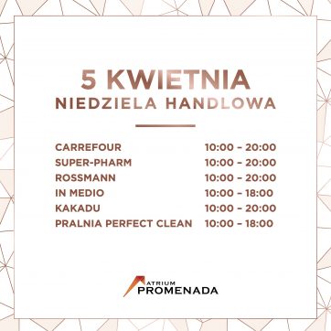 Niedziela Handlowa 05.04.2020