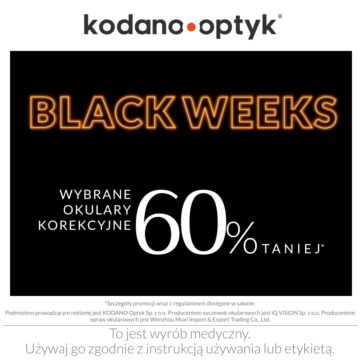 Black Weeks w KODANO Optyk”