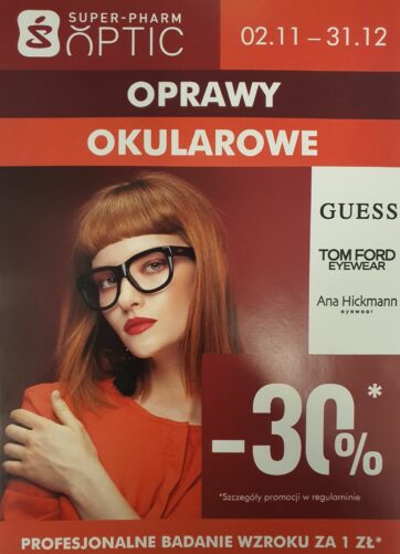 Promocja na oprawy okularowe