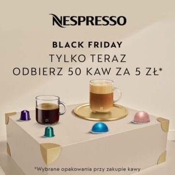 BLACK FRIDAY – ODBIERZ NAWET 50 KAW ZA 5 ZŁ