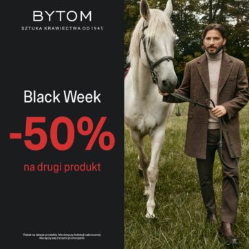 BLACK WEEK – 50% na drugi produkt