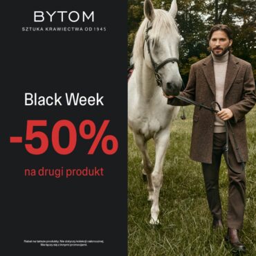 BLACK WEEK - 50% na drugi produkt