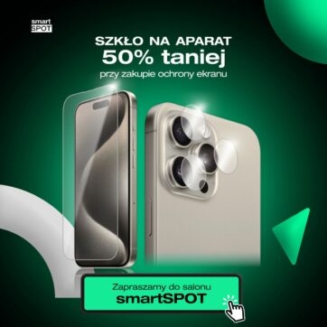 Szkło na aparat 50% taniej przy zakupie ochrony na ekran!