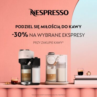 WALENTYNKI Z NESPRESSO: -30% NA EKSPRESY