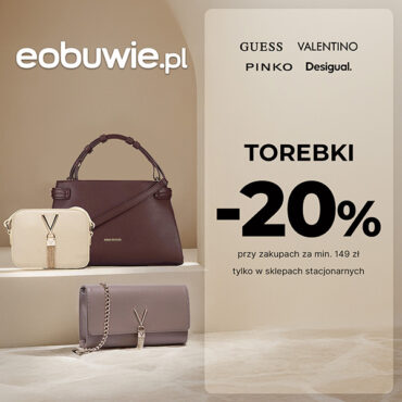 Extra -20% na torebki przy zakupach za min. 149 zł