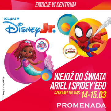 Przenieś się do świata Ariel ð§‍♀️ i Spidey’ego ð·️  w Centrum Handlowym Promenada!