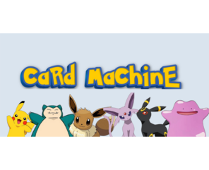 Pokémon card machine