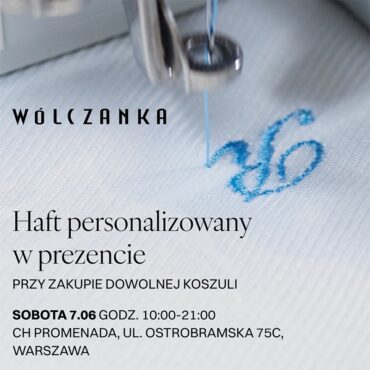 Haft personalizowany w Wólczance!