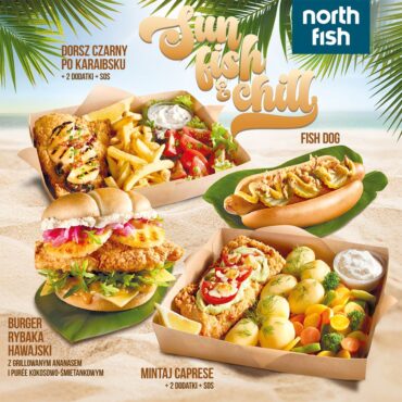 Sun, fish&chill – North Fish zaprasza na letnią ucztę pełną smaku!