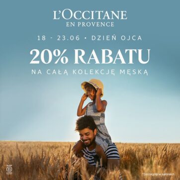 20% rabatu na produkty męskie