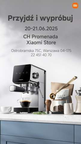 Przyjdź i przetestuj ekspres do kawy w Xiaomi Store