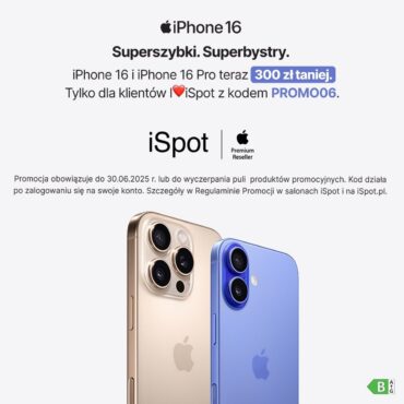 iPhone 16 i 16 Pro - teraz 300 zł taniej!