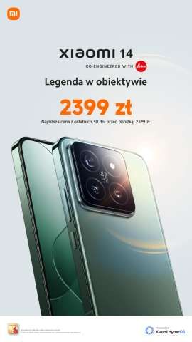Xiaomi 14 12/512 teraz w niewiarygodnie niskiej cenie - 2399 zł