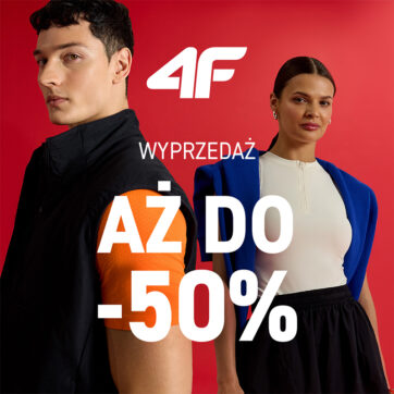 ð£ WYPRZEDAŻ AŻ DO -50% W 4F!