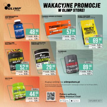Promocja Lipcowa w Olimp Store!