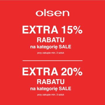RABATY NA SALE W OLSEN!
