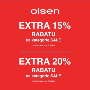 RABATY NA SALE W OLSEN!